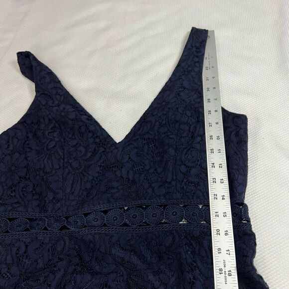 Bardot Fiona Trumpet Dress Navy Blue Women’s Sz‎ 8 - Picture 5 of 9